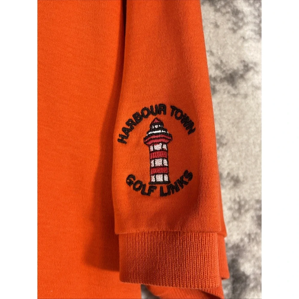 Polo Ralph Lauren Polo Shirt Mens Size Extra Large Orange Harbot Town Golf Links
